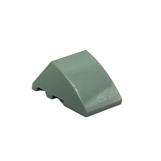 Wedge 4 x 3 Triple Curved No Studs, Part# 64225 Part LEGO® Sand Green