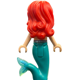 Ariel- Medium Lavender Shell Bra Top, Dark Turquoise Tail, dp189