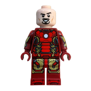 Iron Man - Mark 43 Armor, Light Nougat Head, Printed Arms, sh1103 - LEGO® Marvel Superheroes