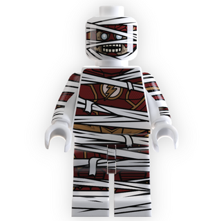 RED SPEEDSTER as Mummy Minifig made using LEGO parts Custom Minifigure B3 Customs