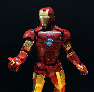Iron Man Mark 3 76344 Custom Lighting Kit for LEGO® Set Light up kit United Brick Co®