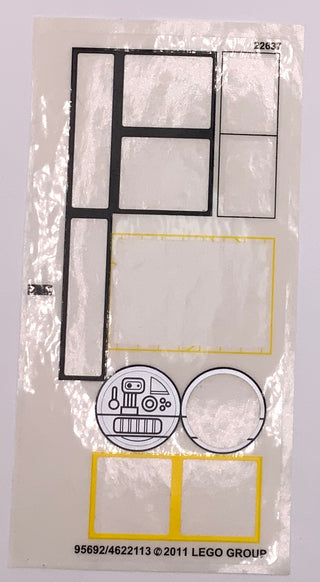 Sticker Sheet for Set Hoth Echo Base, 7879 - (95692/4622113), Part# 7879stk01 Part LEGO® Missing 10 Stickers