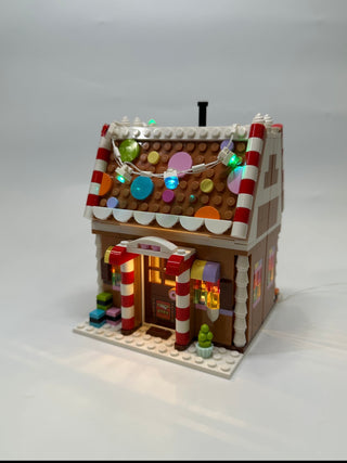 Festive Gingerbread House 40809 Custom Lighting Kit for LEGO® Set Light up kit United Brick Co®
