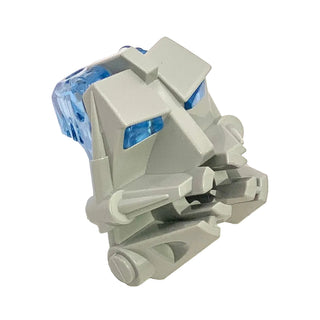 Bionicle Head Connector Block 3 x 4 x 1 2/3 with Trans-Medium Blue Eye / Brain Stalk (32553 / 32554), Part# 32553c05