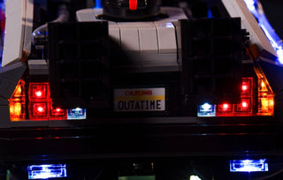 Back to the Future Time Machine 10300 Custom Lighting Kit for LEGO® Set Light up kit United Brick Co®
