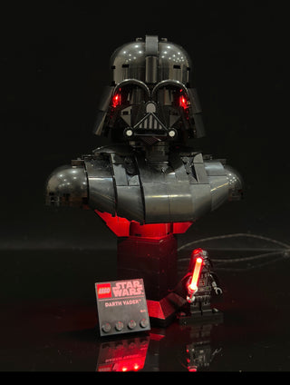 Darth Vader Bust 75439 Custom Lighting Kit for LEGO® Set