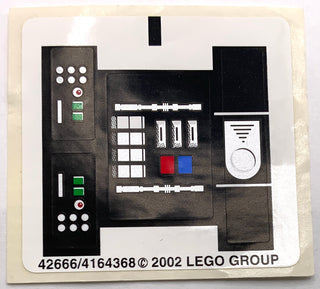 Sticker Sheet for Set Darth Vader, 8010 - (42666/4164368), Part# 8010stk01 Part LEGO® Complete