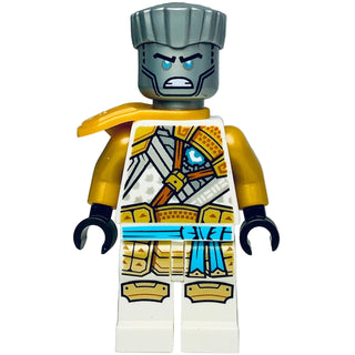 Zane (Golden Ninja) - Crystalized, Hair, njo0806 - LEGO® Ninjago Minifigure Minifigure LEGO® Like New