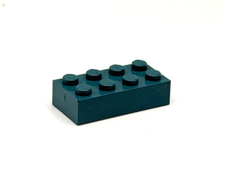 Modulex Set 1142-08 MX Teal Blue 2x4 Bricks x200 1963-1974