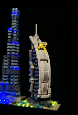 Dubai Skyline 21052 Custom Lighting Kit for LEGO® Set
