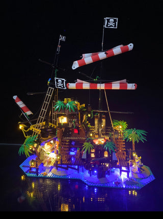 Pirates of Barracuda Bay 21322 Custom Lighting Kit for LEGO® Set