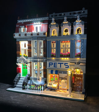 Modular Pet Shop 10218 Custom Lighting Kit for LEGO® Set