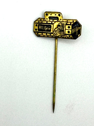 Vintage LEGO® BILOfix Advertising Stick Pin Gear LEGO® Black