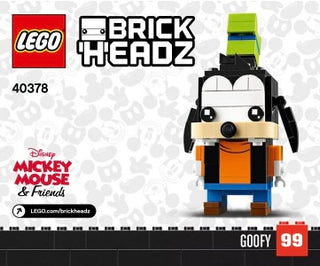 40378-Pluto & Goofy - INSTRUCTIONS ONLY Instructions LEGO® Slightly Used Book 1