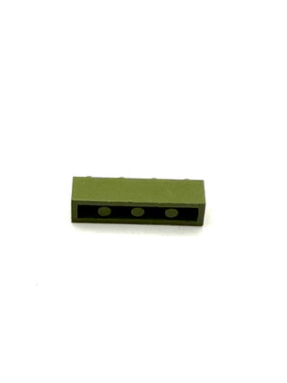 Modulex Set 1141-07 MX Olive Green 1x4 Bricks x200 1975-1981 LEGO Logo