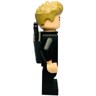Hawkeye - Black and Dark Red Suit, Dark Tan Hair, Quiver, Silver Boot Tips, sh0969 Minifigure LEGO®