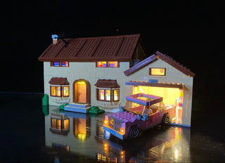 The Simpsons House 71006 Custom Lighting Kit for LEGO® Set