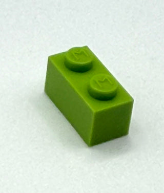 Modulex Set 1121-14 MX Pastel Green 1x2 Bricks x200 1975-1981