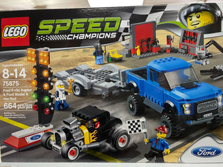 Ford F-150 Raptor & Ford Model A Hot Rod, 75875 Building Kit LEGO® New Sealed  