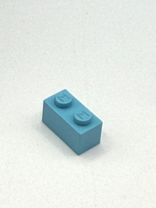 Modulex Set 1121-11 MX Pastel Blue 1x2 Bricks x200 1975-1981