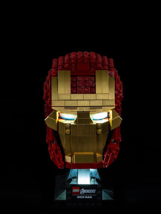 Iron Man Helmet 76165 Custom Lighting Kit for LEGO® Set