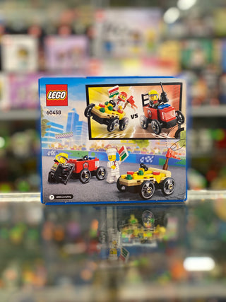 Pizza vs. Fire Truck Race Car Pack, 60458 Building Kit United Brick Co®