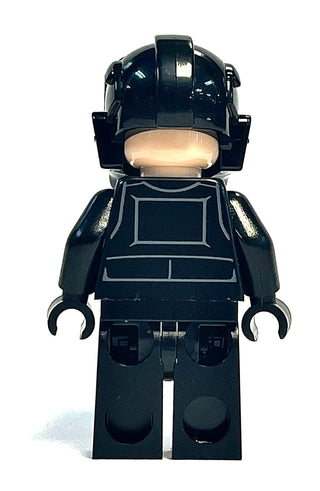 Imperial TIE Fighter Pilot - Light Nougat Head, Scowl, White Insignia on Helmet, sw0926 Minifigure LEGO®   