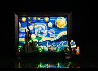 Vincent van Gogh - Starry Night 21333 Custom Lighting Kit for LEGO® Set