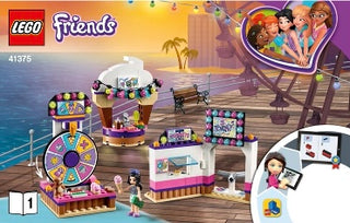 41375-Heartlake City Amusement Pier - INSTRUCTIONS ONLY Instructions LEGO® Slightly Used Book 1