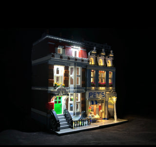 Modular Pet Shop 10218 Custom Lighting Kit for LEGO® Set