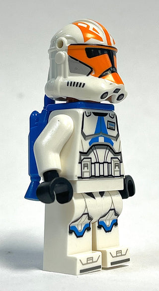 Clone Trooper, 501st Legion, 332nd Company (Phase 2) - Helmet with Holes and Togruta Markings, Blue Jet Pack, sw1276 Minifigure LEGO® Like New without Blaster Rifle  