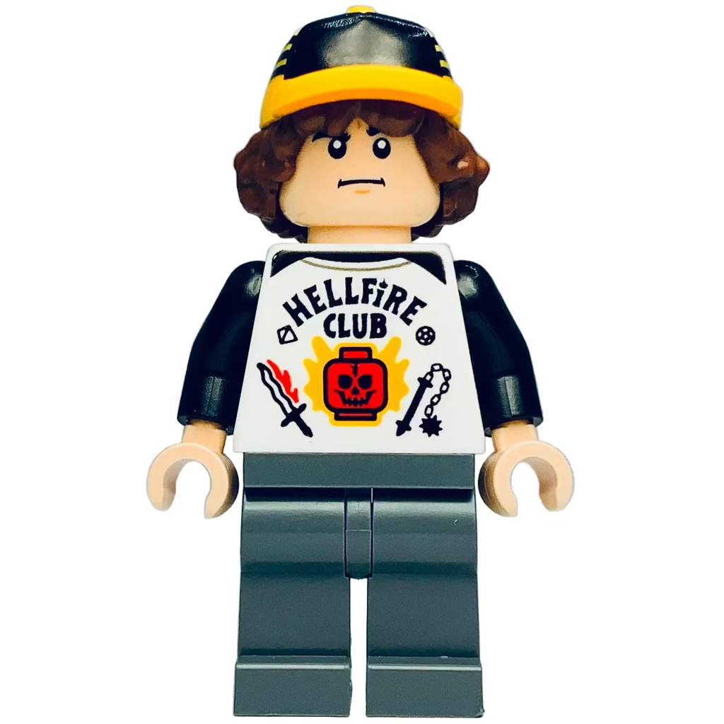 Dustin Henderson - Bright Light Orange Cap, st019 - LEGO® Stranger Thi ...