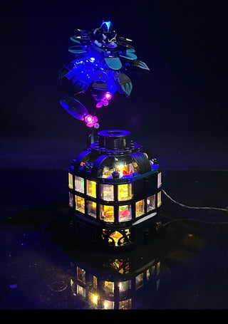 Black Dahlia Flower 76784 Custom Lighting Kit for LEGO® Set Light up kit United Brick Co®
