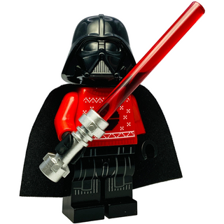 Darth Vader Red Christmas Sweater with Death Star, sw1121 Minifigure LEGO® With Lightsaber