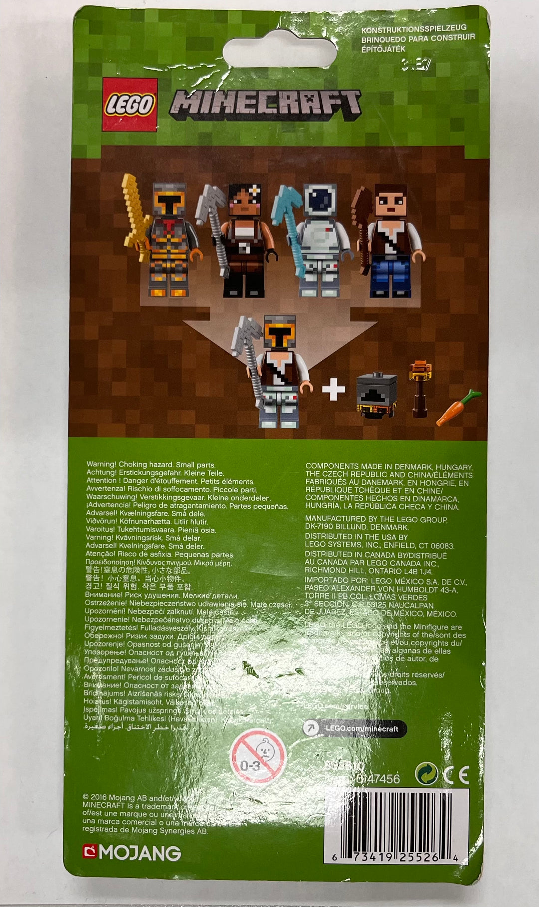 Minecraft Skin Pack 2 blister pack 853610 Atlanta Brick Co