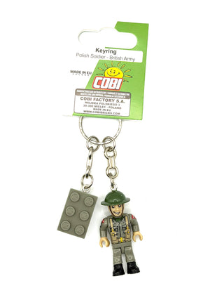 Polish Soldier - British Army Figure Key Chain Made in Poland by COBI Key Chain Cobi Toys