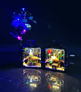 Black Dahlia Flower 76784 Custom Lighting Kit for LEGO® Set Light up kit United Brick Co®