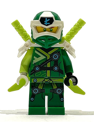 Lloyd - Digi Lloyd, Armor Shoulder, njo570 Minifigure LEGO® Like New with Swords  