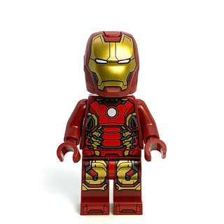 Iron Man - Mark 43 Armor, Light Nougat Head, sh0974 Minifigure LEGO® Like New