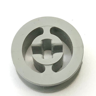 Wheel with Split Axle Hole, Part# 3482 Part LEGO® Light Gray Very Good