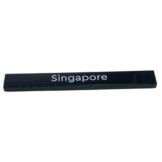 Tile 1 x 8 with 'Singapore' Pattern, Part# 4162pb254