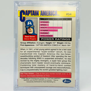 Captain America with Trading Card & Collector’s Case Minifigure LEGO®