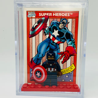 Captain America with Trading Card & Collector’s Case Minifigure LEGO® Card 3