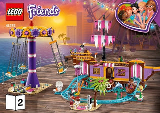 41375-Heartlake City Amusement Pier - INSTRUCTIONS ONLY Instructions LEGO® Slightly Used Book 2