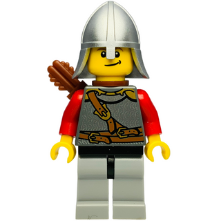 Kingdoms - Lions Knight Scale Mail with Chest Strap and Belt, cas472 Minifigure LEGO® Like New