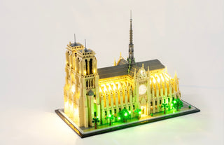 Notre-Dame de Paris 21061 Custom Lighting Kit for LEGO® Set Light up kit United Brick Co®