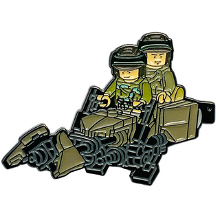 SDCC 2023 Exclusive LEGO Enamel Pin - Endor Chase Gear United Brick Co®