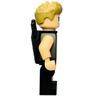 Hawkeye - Black and Dark Suit, Dark Tan Hair, Quiver, Silver Zipper, sh0925 Minifigure LEGO®