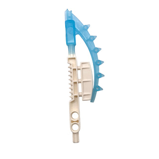 Bionicle Weapon Hordika Teeth Tool with Molded Trans-Light Blue Flexible End Pattern, Part# 50936pb01