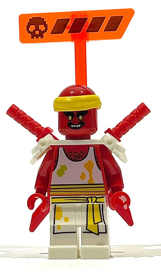 Sushimi, njo587 Minifigure LEGO® Like New with Swords & Health Bar  